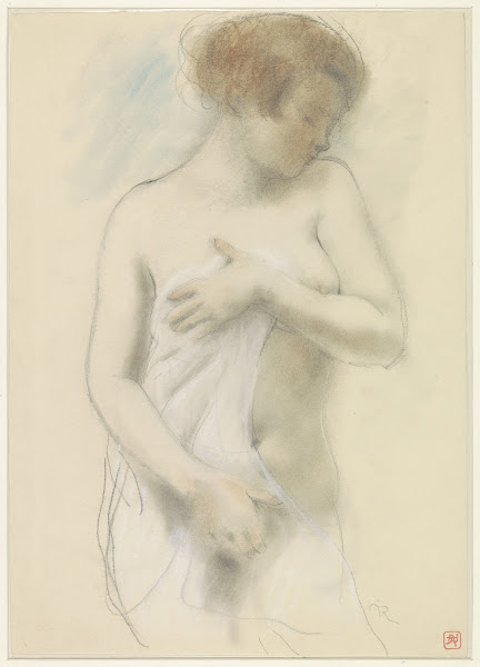 Standing naked woman