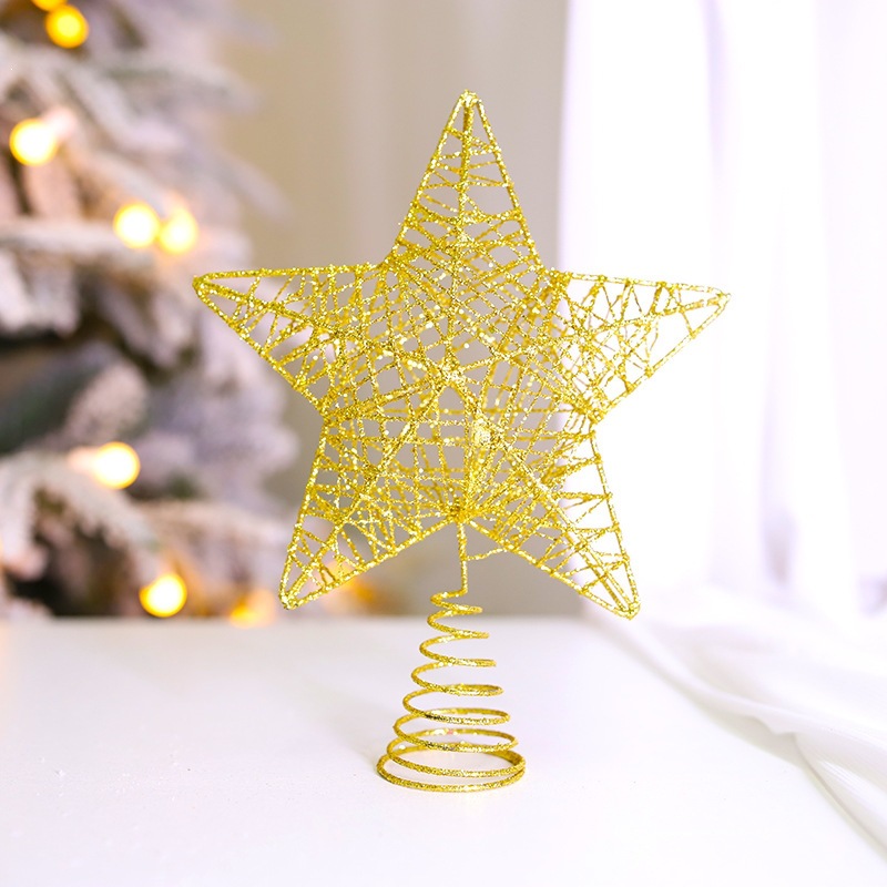 Christmas tree star made of iron art