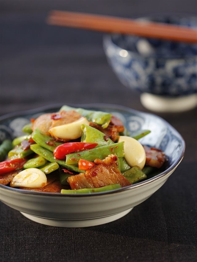 Thịt Ba Chỉ Xào Đậu Đũa