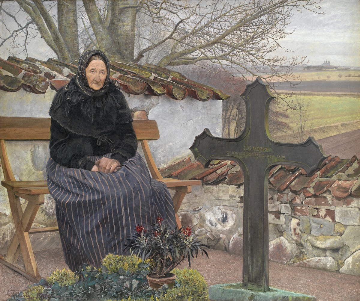 Churchyard at Fløng 1904