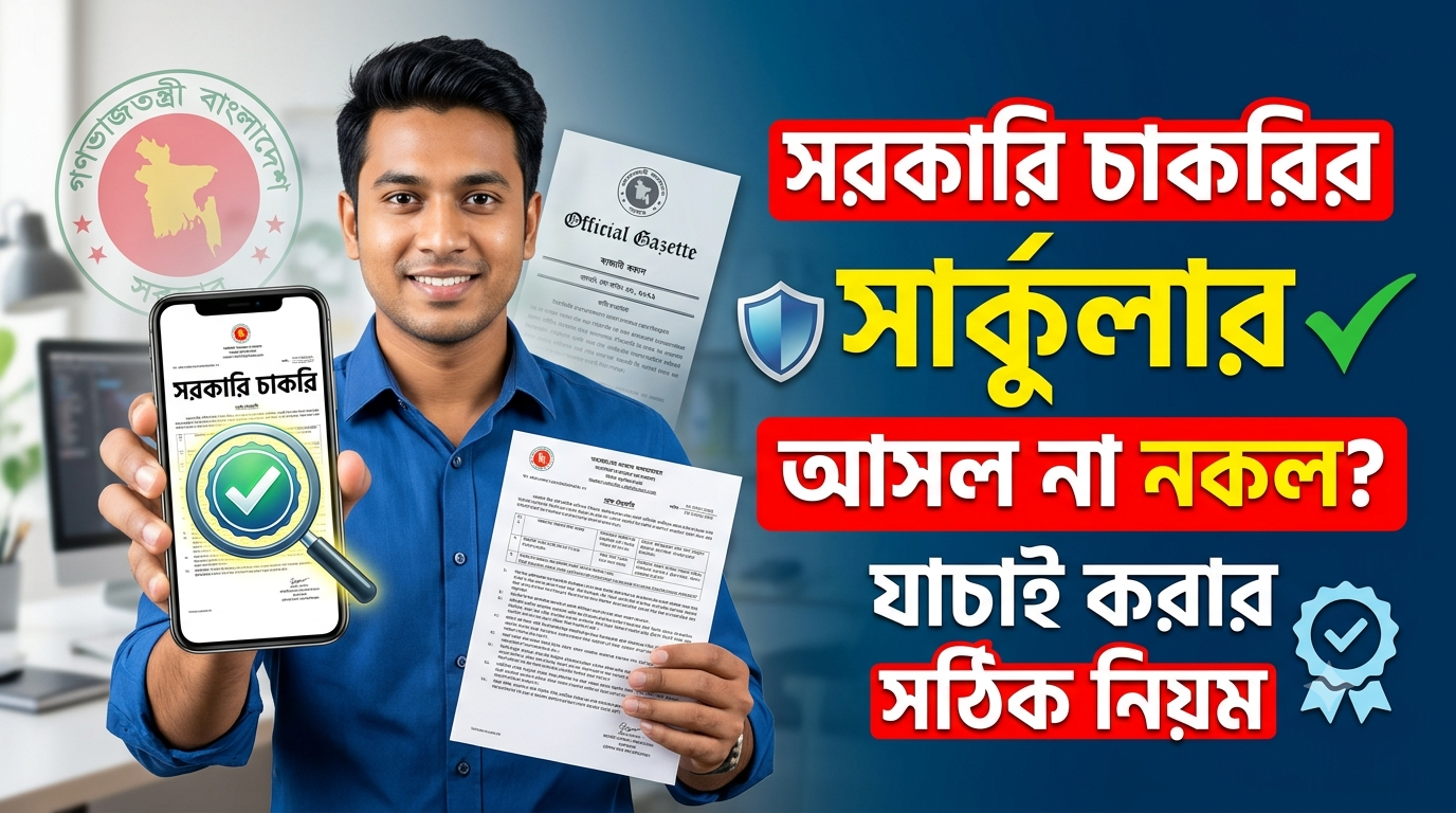 সরকারি ও এমপিওভুক্ত প্রতিষ্ঠানের নিয়োগ বিজ্ঞপ্তি কীভাবে যাচাই করবেন