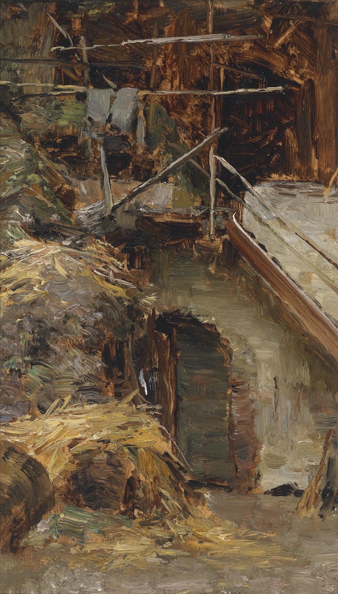 Studie Zu Einem Stallinterieur