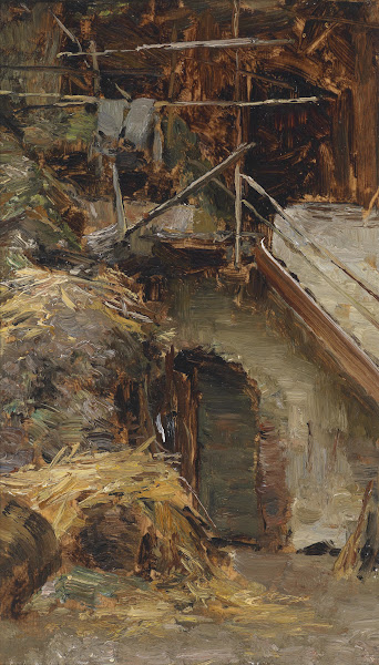 Studie Zu Einem Stallinterieur