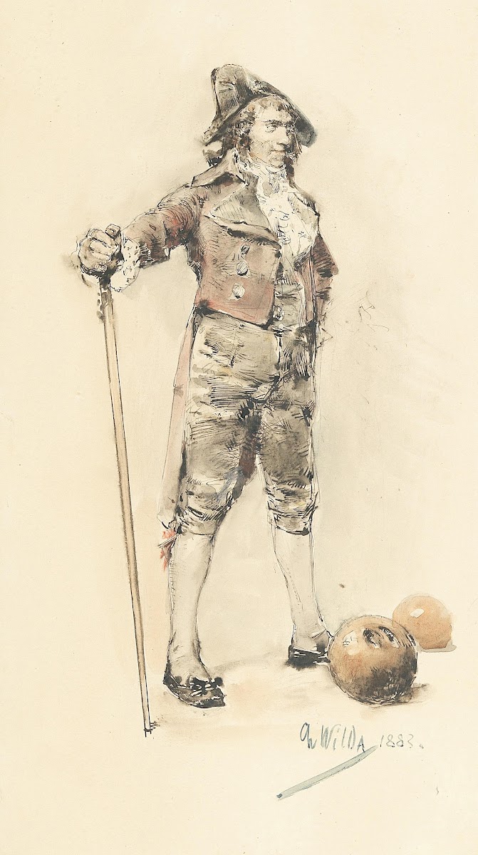 Ein Herr im Directoire Kostüm