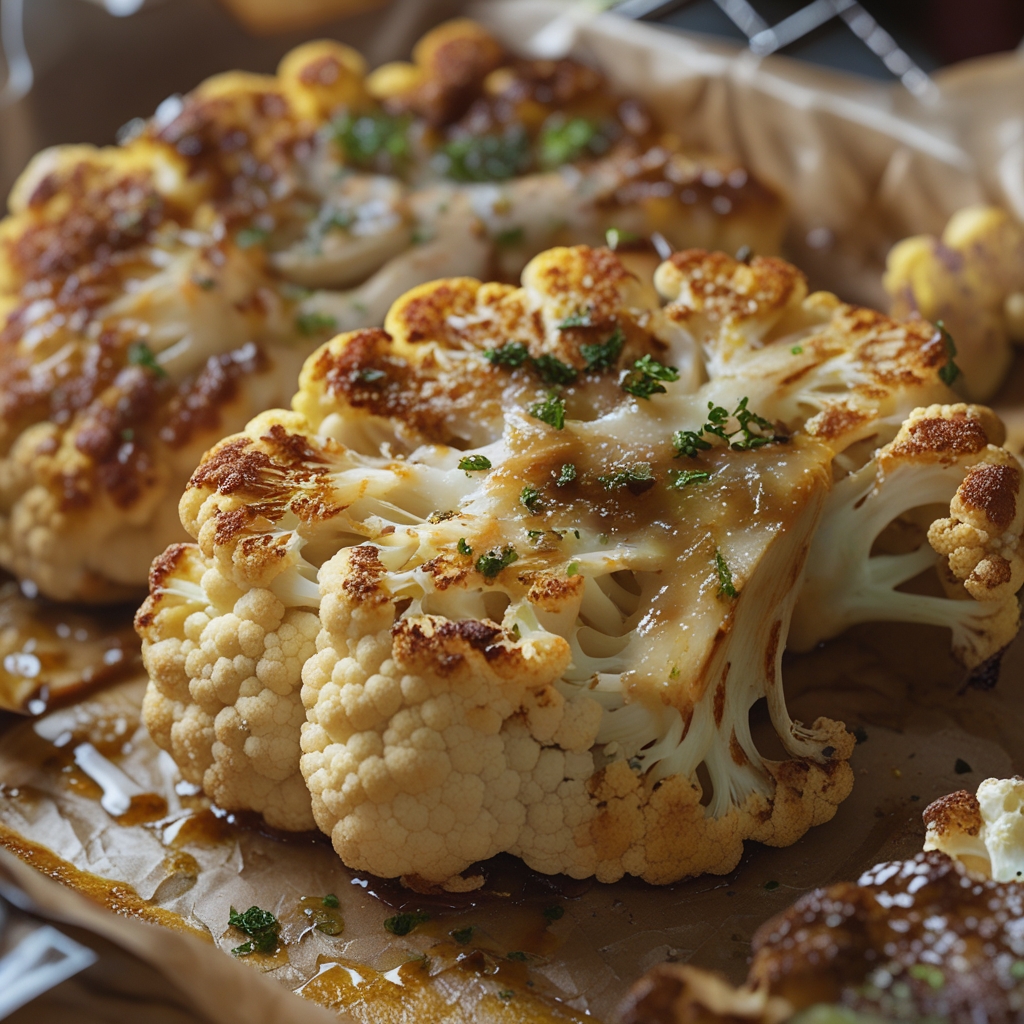 Crispy Baked Cauliflower Steaks Recipe for Easy Dinner – Quick & Delicious finished