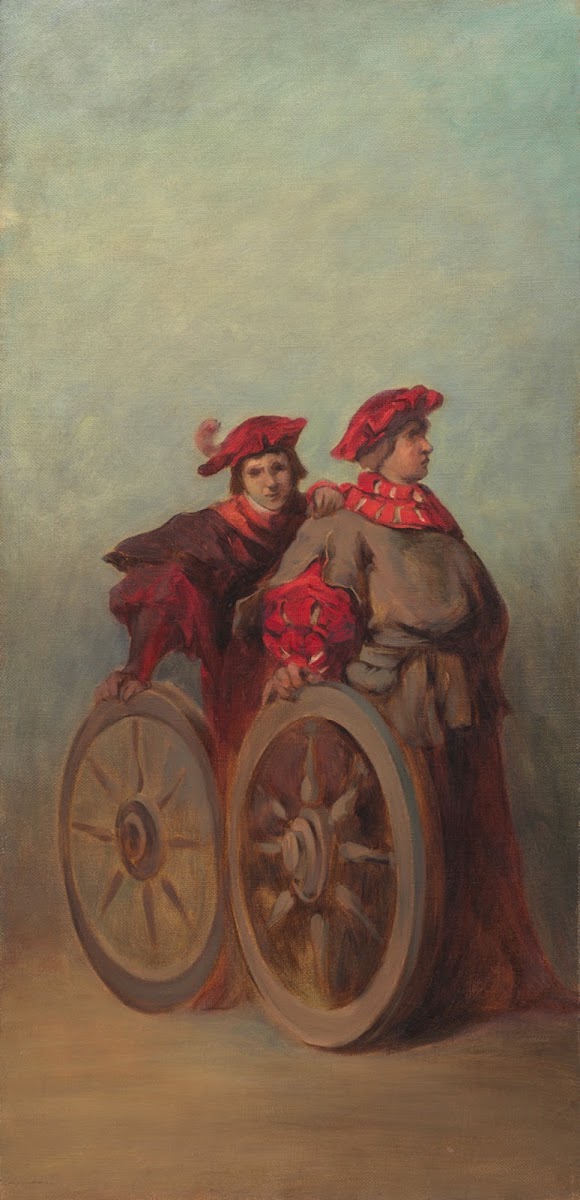 Entwurf zum Festzug 1879  Zwei Wagnergesellen 1879