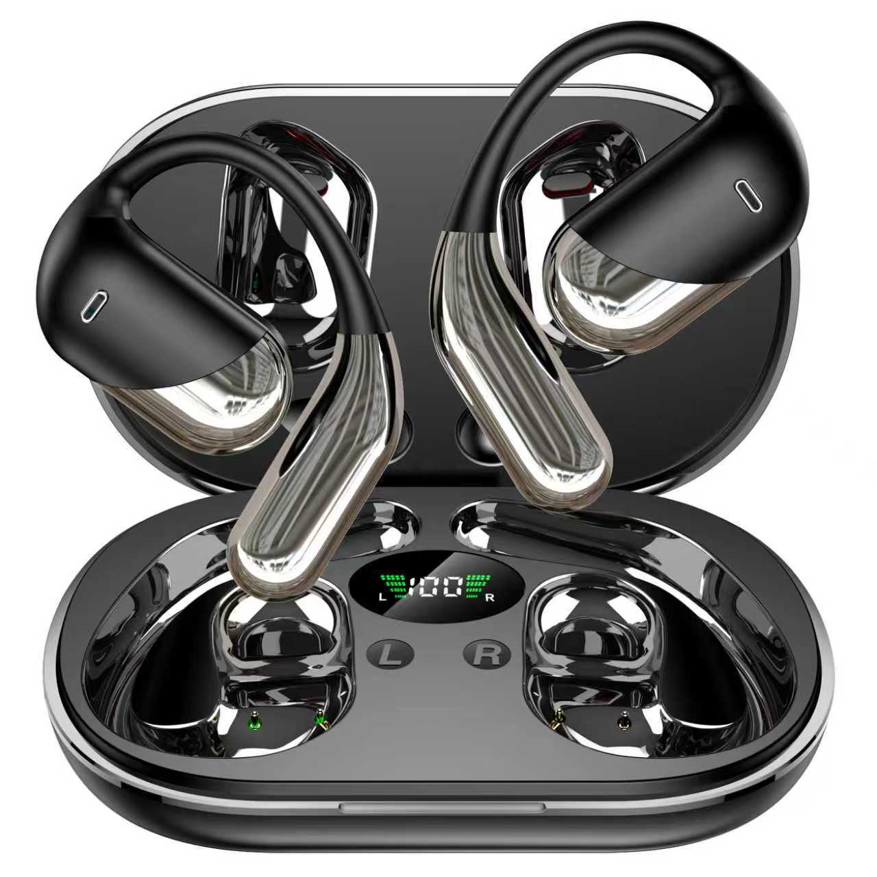 Open Bluetooth Headphones with AI Translation, Ear Hooks