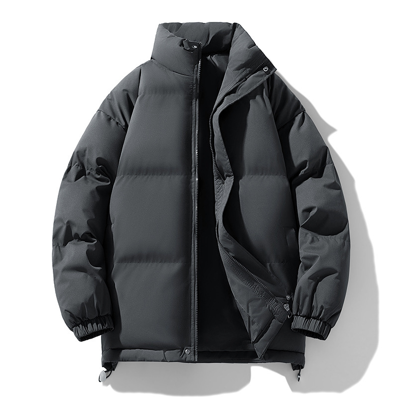 Padded hoodie jacket for men and women, warm