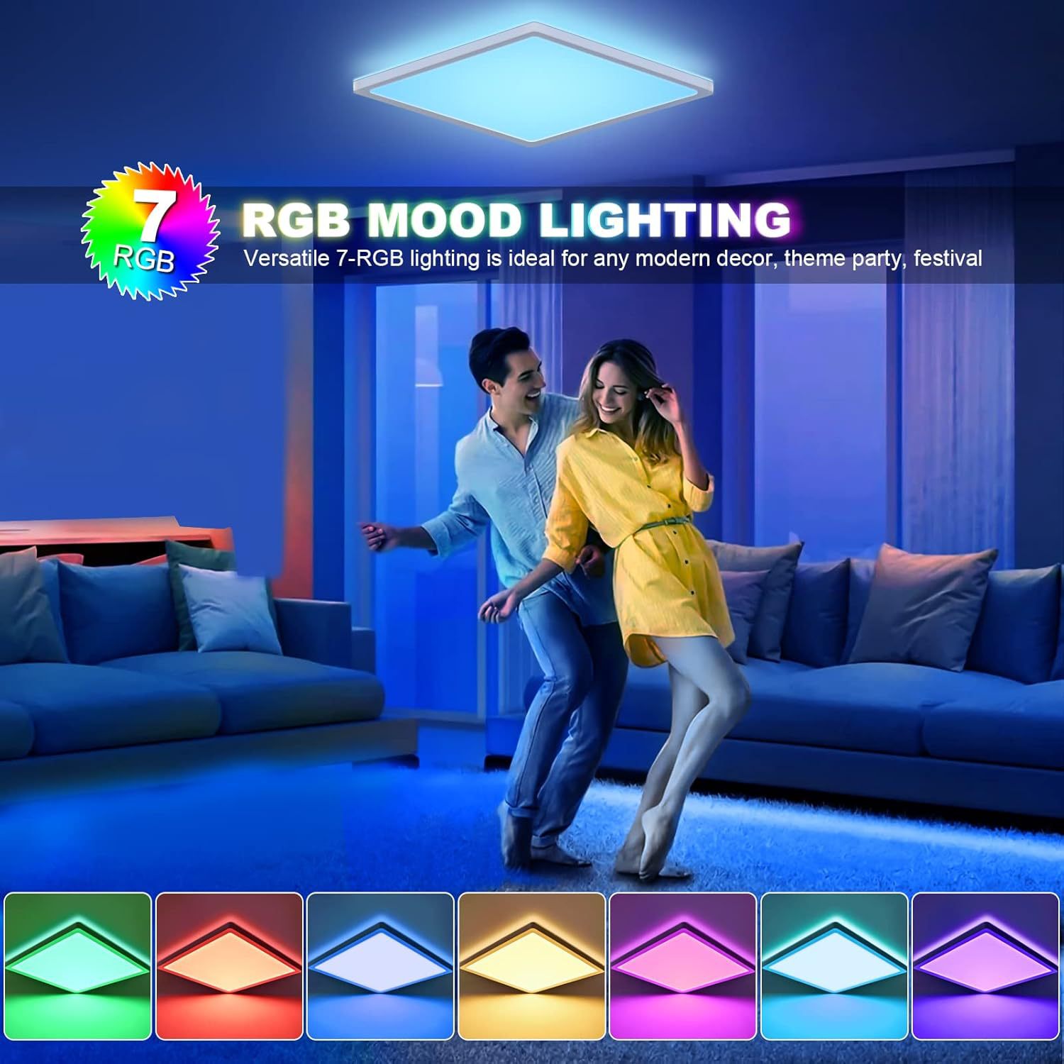 LED Ceiling Light FXD-0618 with Remote Control