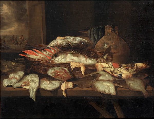 Still Life with Halibut and other Fish