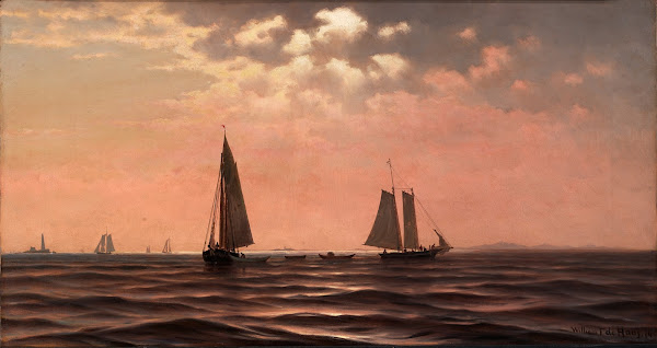 Afternoon on Saco Bay Coast of Maine 1874