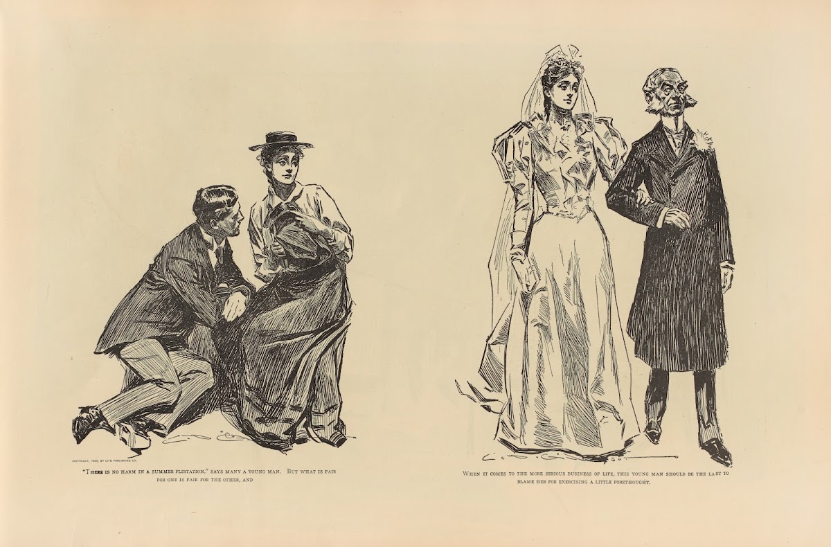 There is no harm in a summer flirtation 1893 1900