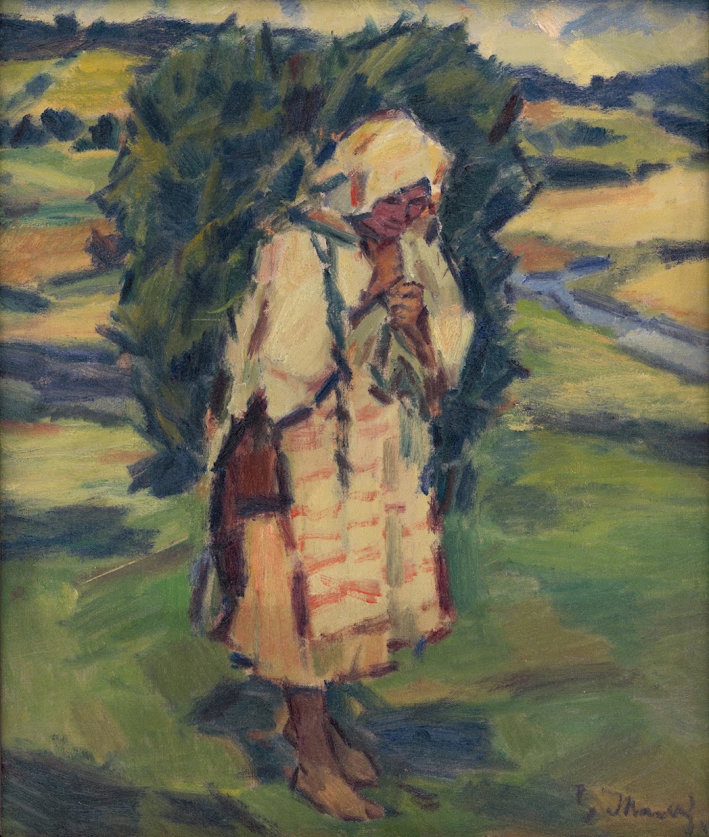 Woman Carrying a Sack 19361938
