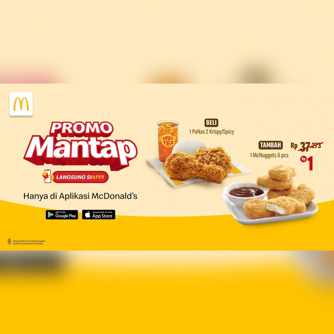 McNuggets 6 pcs Rp1!