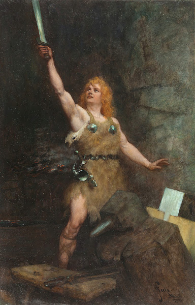 Siegfried in der Schmiede 1900