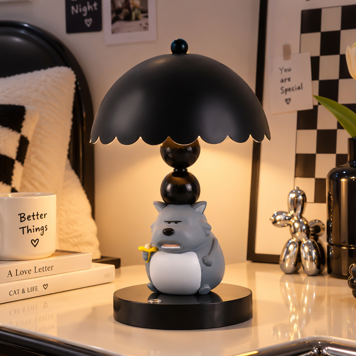 Cartoon Table Lamp ZHTJ038, touch-sensitive, dimmable
