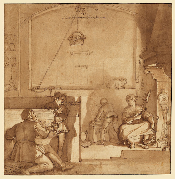 Taddeo in the House of Giovanni Piero Calabrese 1595