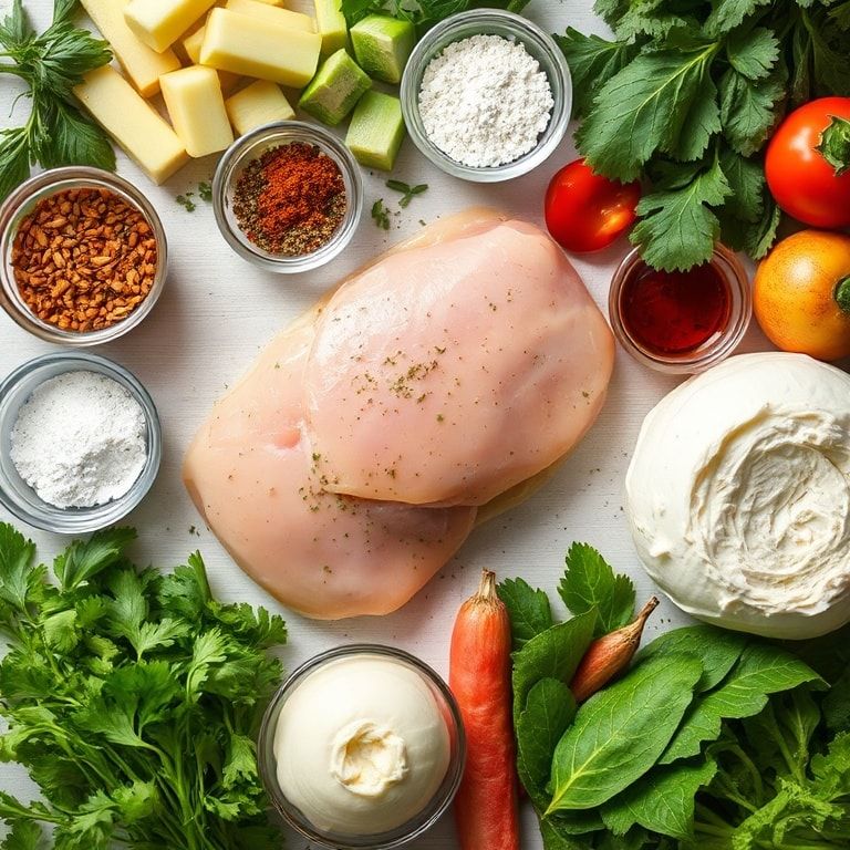 Ingredients for Ranch Crockpot Chicken Easy Slow Cooker Meal – Quick, Homemade Comfort Food