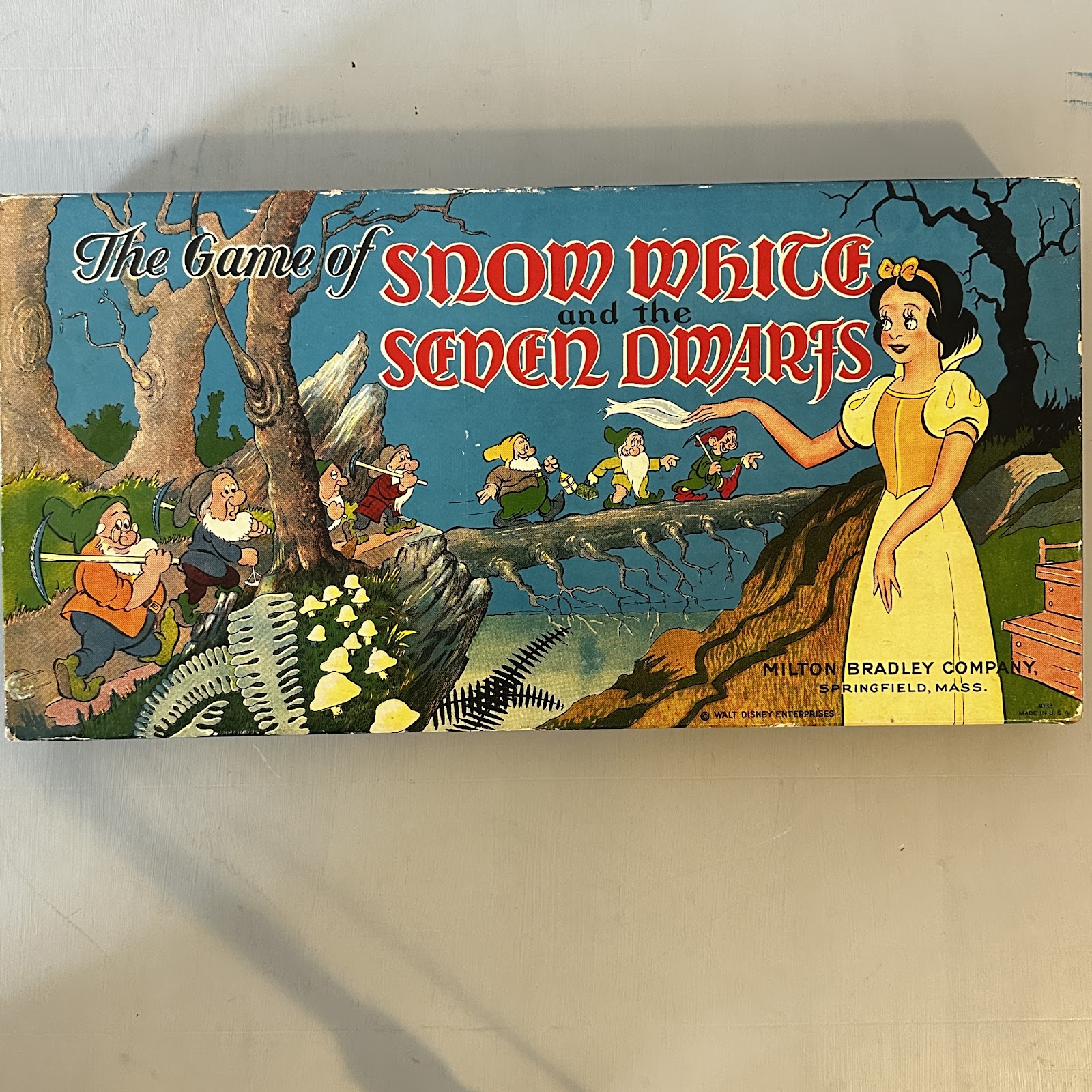 Milton Bradley’s Game of Snow White and the Seven Dwarfs (1937-38)