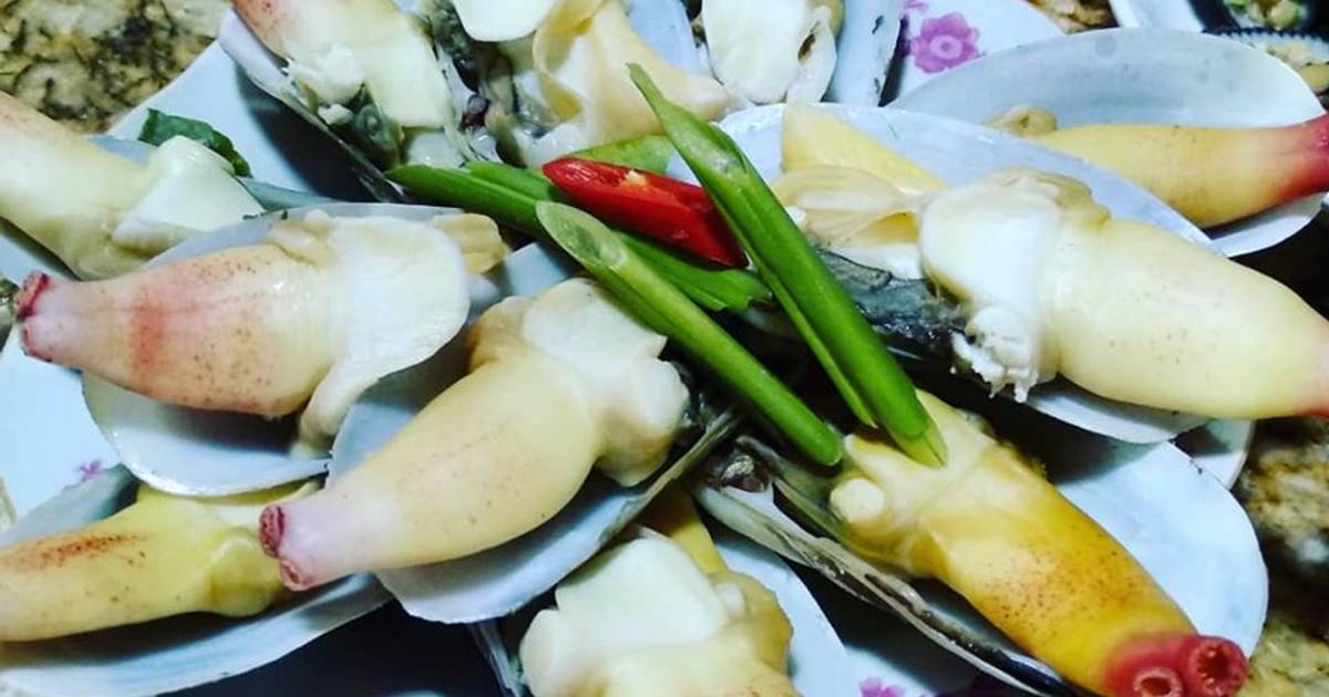 Tu hài, ngao 2 còi hấp sả