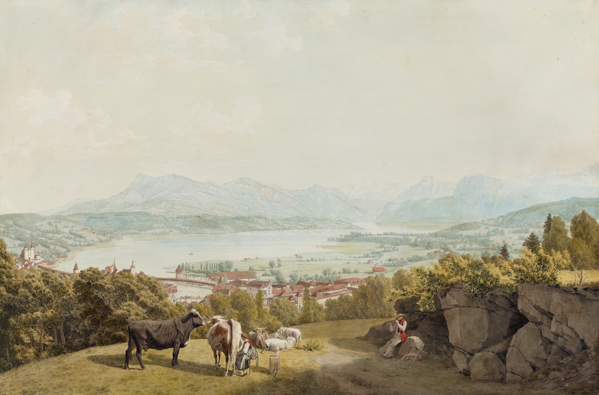 Hirtenszene vor Luzern