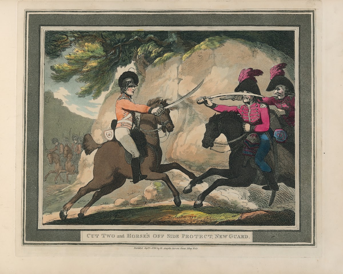 Cut Two And Horses Off Side Protect New Guard 1799