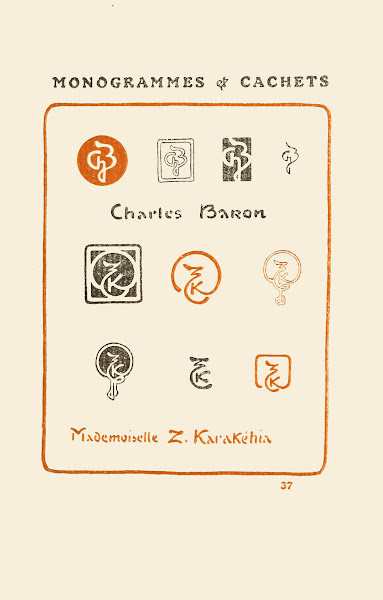 Le second livre des monogrammes marques cachets et es libris Pl35 1908