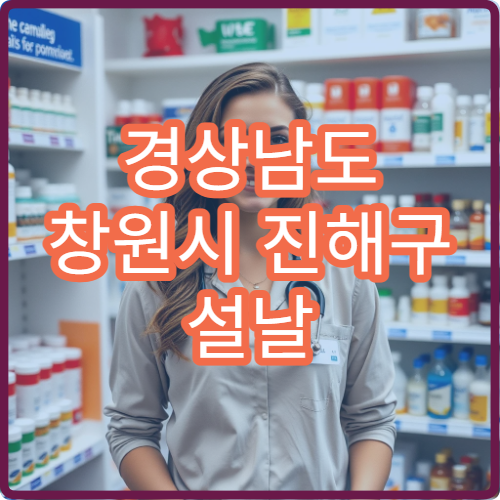 경상남도 창원시 진해구 설날 명절 소아과 연휴 진료 병원 발열·설사 군인가족 영유아 응급 가능
