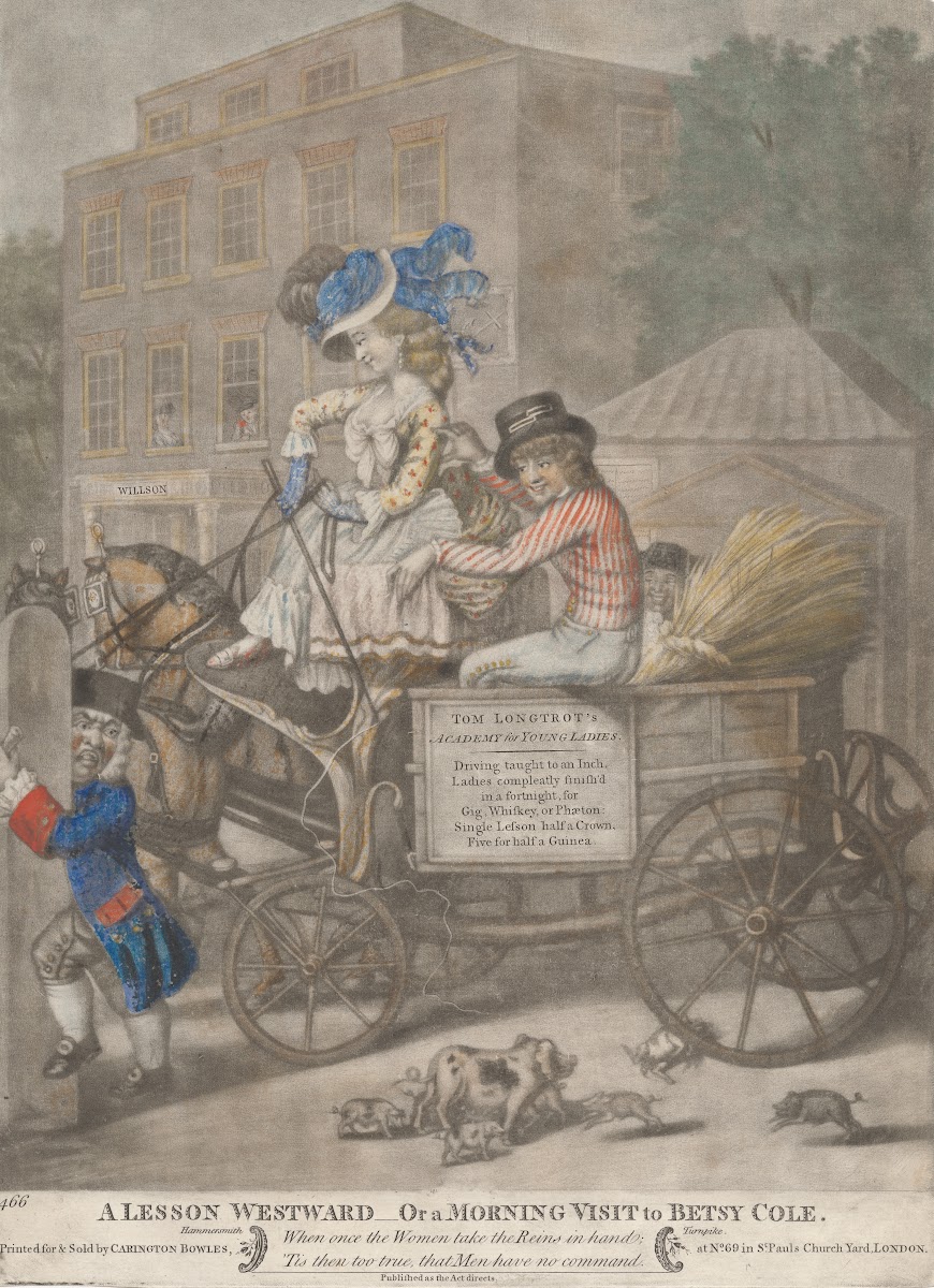 A Lesson Westward  or A Morning Visit to Betsy Cole 1782