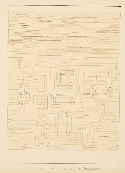 Anfänge von Sakralbauten Beginnings of sacred buildings 1926