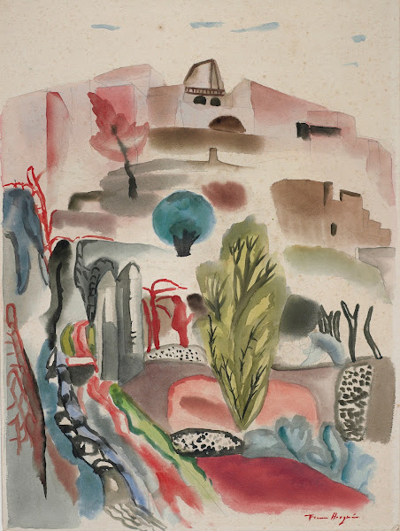 Hill with cypresses 1930 31