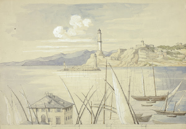 Genoa from the Croce di Malta 1841