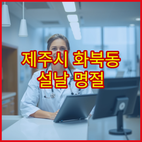 제주시 화북동 설날 명절 연휴 이비인후과 진료 병원 귀 통증·인후통 증상 응급 진료 가능 여부