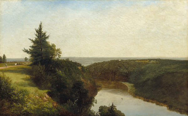 View on the Genesee near Mount Morris 1857