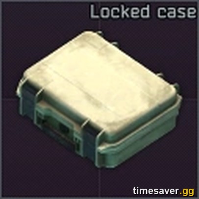 Escape from Tarkov Locked case official item icon — a sealed weapon case that requires a Case key to open
