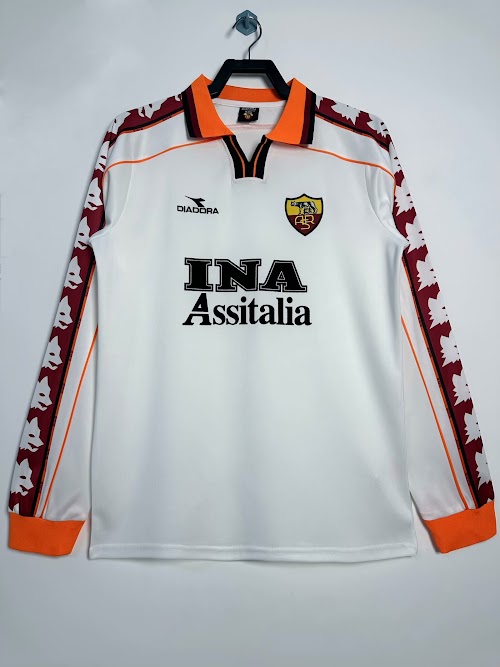 Camiseta de visitante de manga larga de la AS Roma 1998-99.jpeg