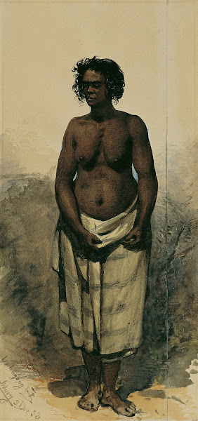Eingeborenenfrau aus Woolongong Wollongong Australien 1858