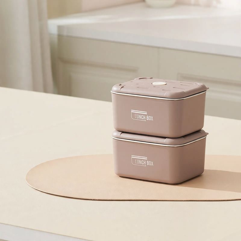 Stainless Steel Lunchbox, Multi-layered, 501–800 ml