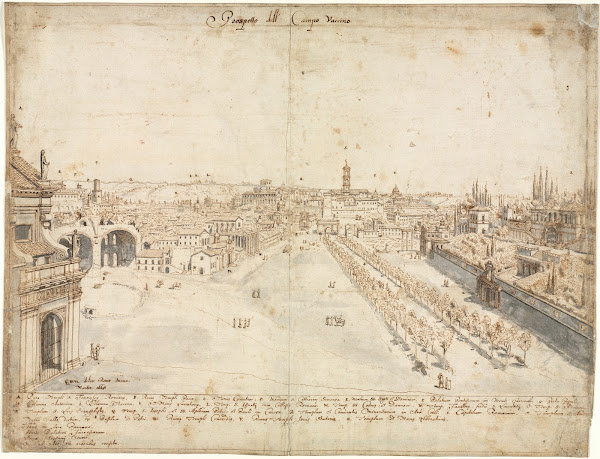 The Campo Vaccino The Roman Forum 1665