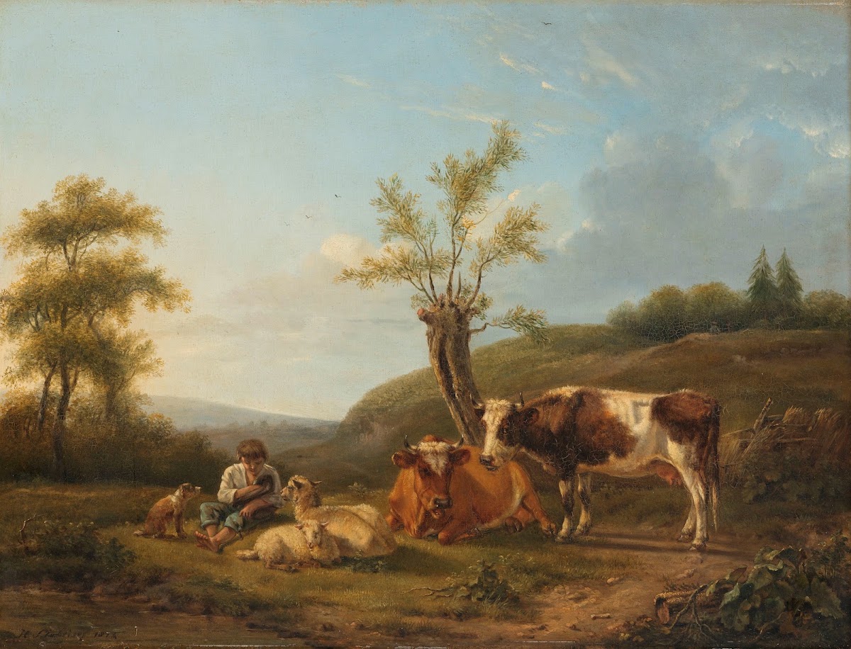 Landscape with Cattle near Darthuizen 1814