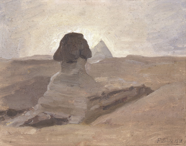 The Sphinx at Giza 1892