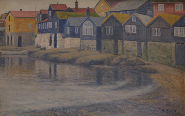 Old houses in Tórshavn 1925