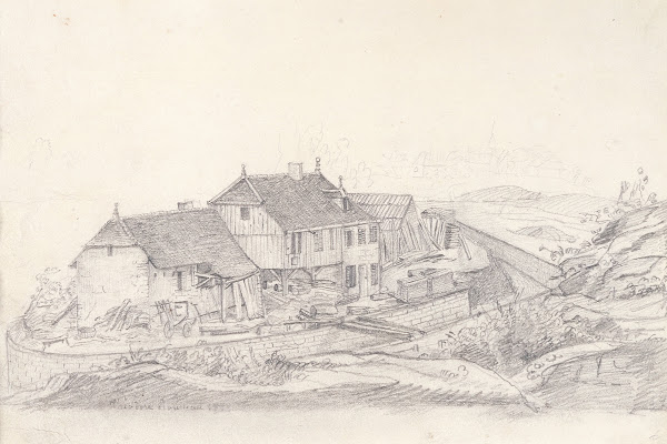 Sawmill of M Maire near Besançon 1825