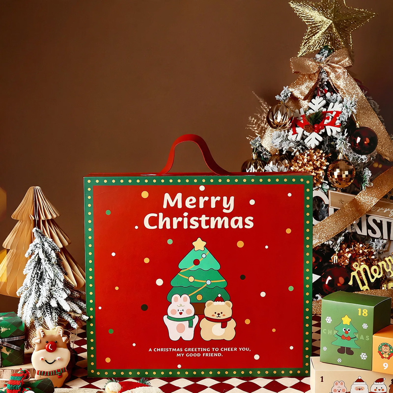 Christmas Advent Calendar Box, 24 Compartments