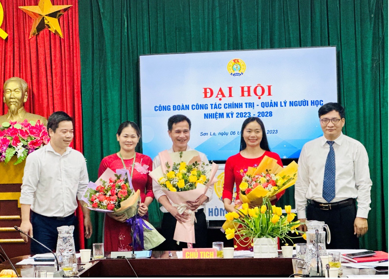 Đại hội các công đoàn trực thuộc Công đoàn cơ sở Trường Đại Tây Bắc nhiệm kỳ 2023 - 2028 kết thúc thành công tốt đẹp