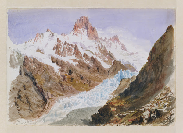 Splendid Mountain Watercolours Sketchbook  Cover 1870