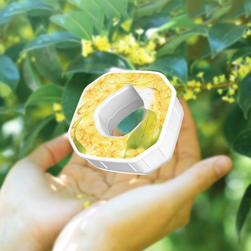 Tritan water bottle with aroma ring, 650 ml, with straw