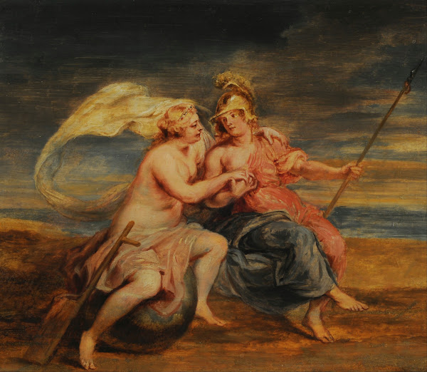 Alegoría de la Fortuna y la Virtud 17th century