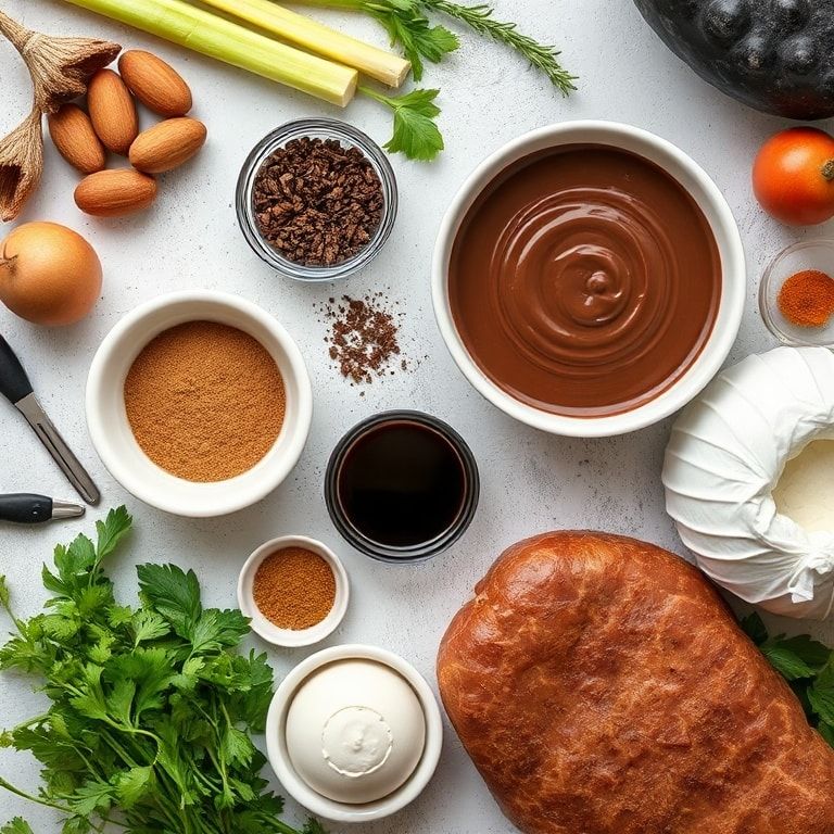 Ingredients for Easy Chocolate Espresso Mousse Recipe for a Decadent Dessert | Quick & Creamy Homemade Chocolate Delight