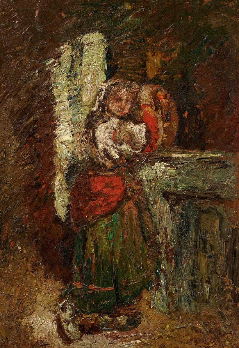 Jeune fille à la fontaine circa 1880 1882